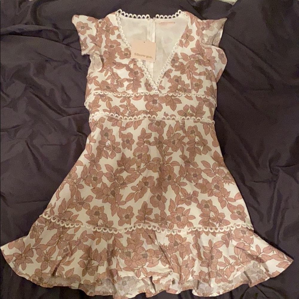 Mini Blush floral dress